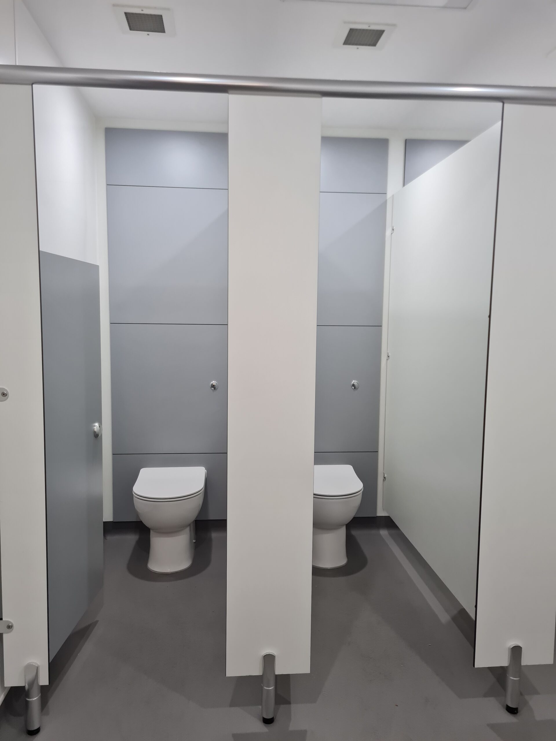 toilet cubicles