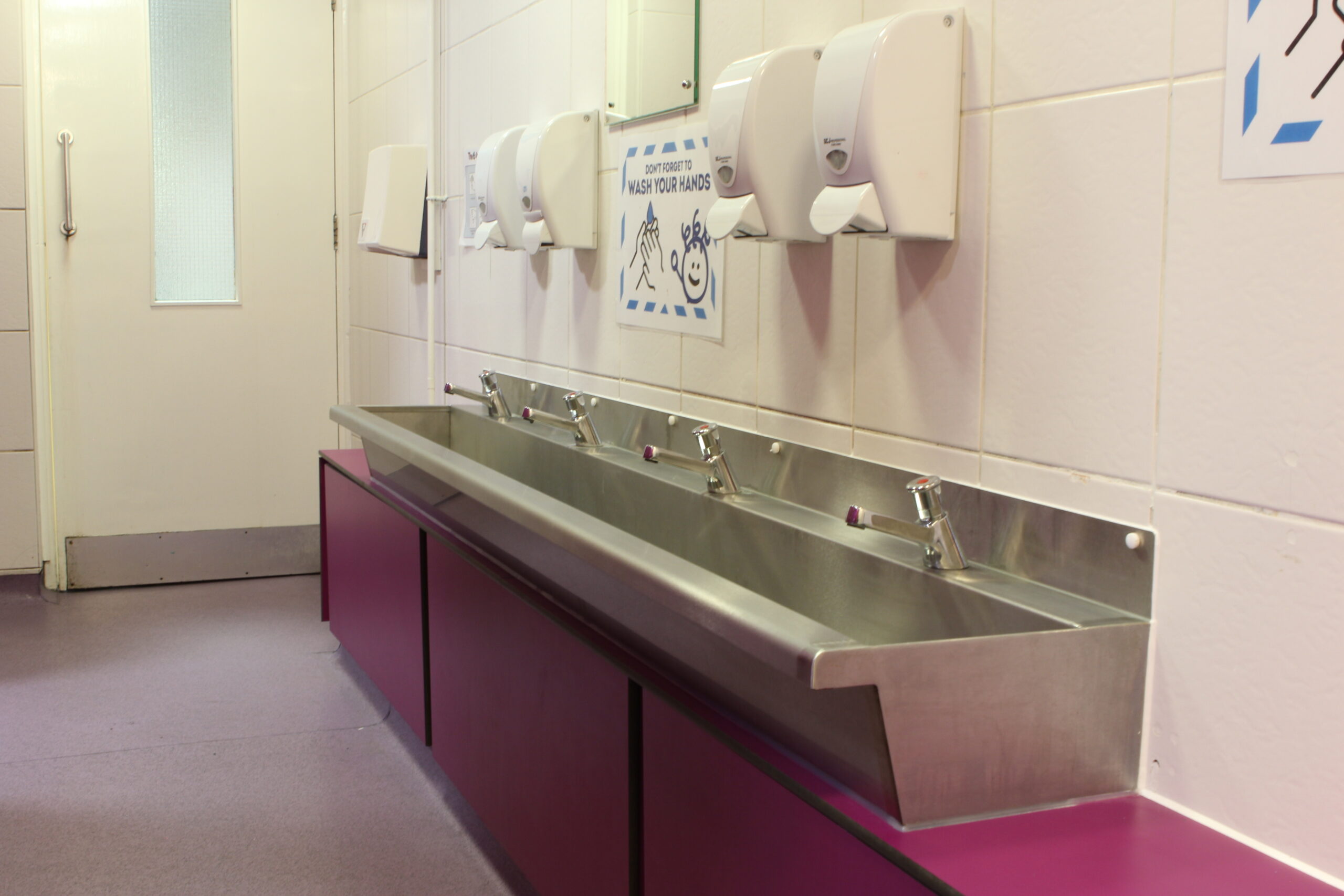 stainless steel washtrough
