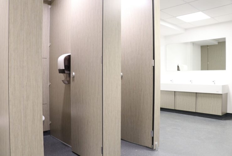 toilet cubicles
