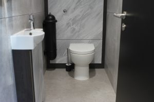compact toilet cubicle